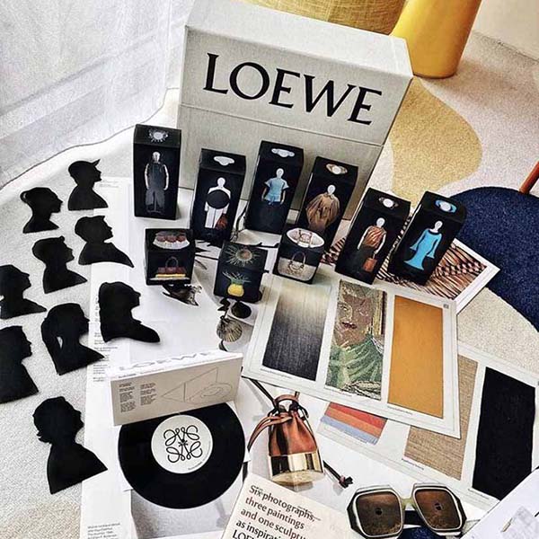 Loewe Show in a Box SS 2021 — hand-cut silhouettes by Igor Kucinic alongside the complete collection
